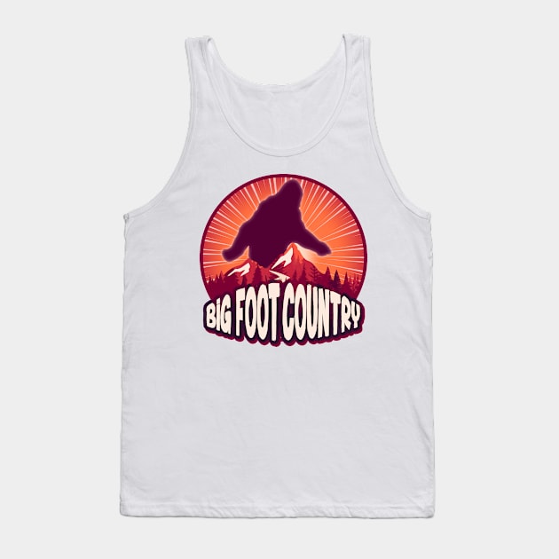 Big Foot Country Tank Top by Doc Multiverse Designs